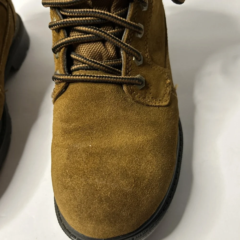Brahma Men's Size 7 1/2 W Suede Leather Waterproof Work Boots